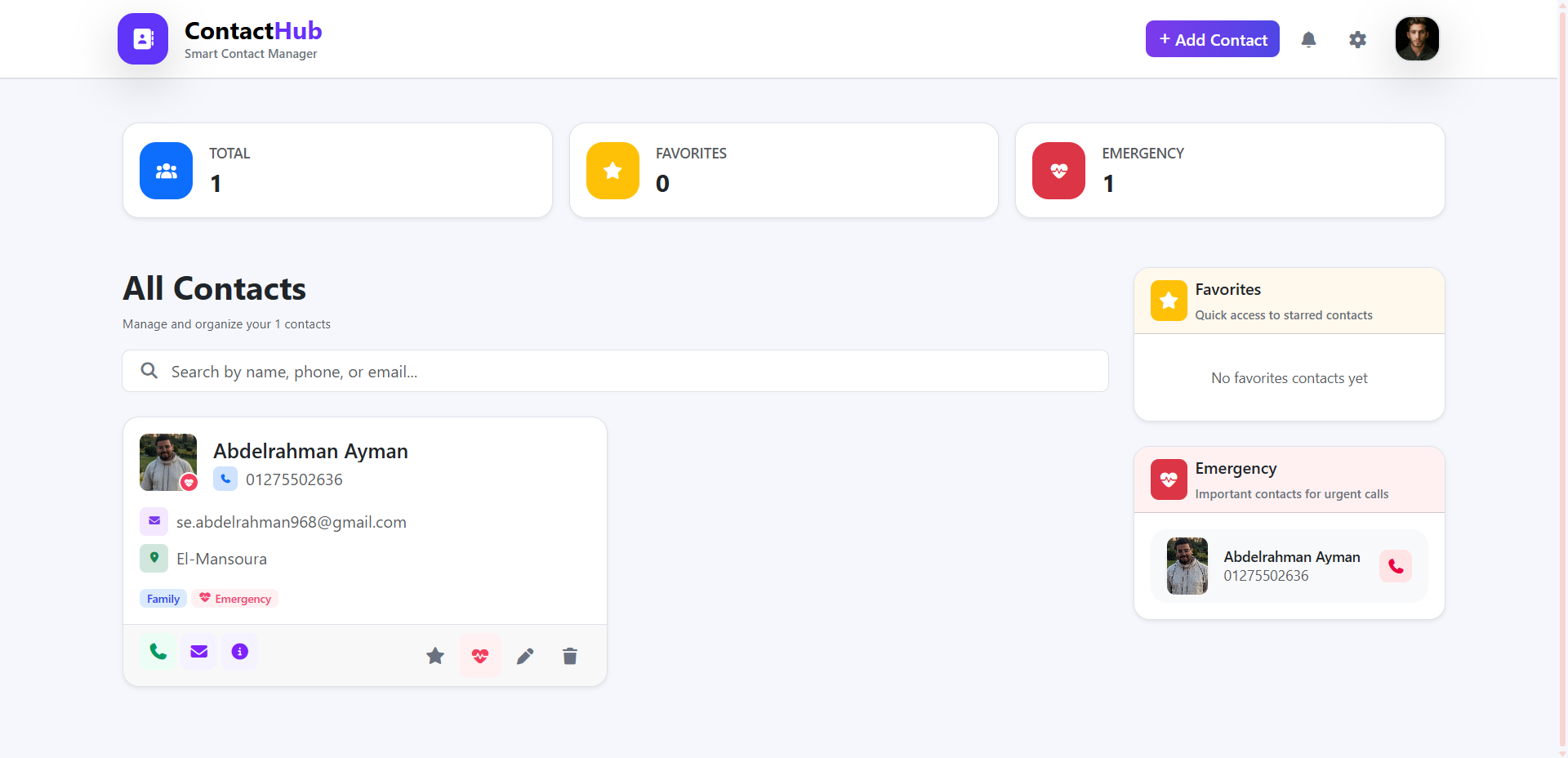 Contact Hub